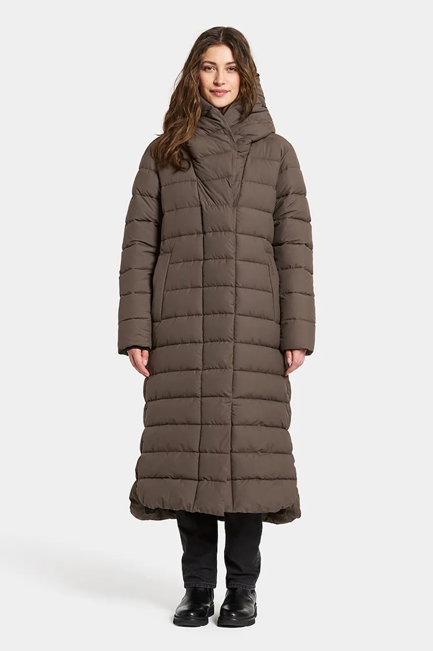 Didriksons geacă STELLA culoarea verde, de iarnă, 505538