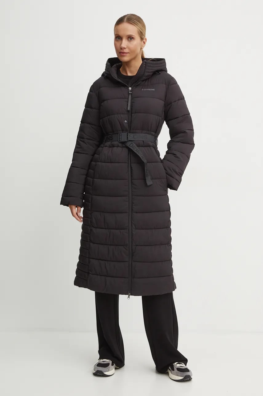 Didriksons geaca KLEO femei, culoarea negru, de iarna, 505404