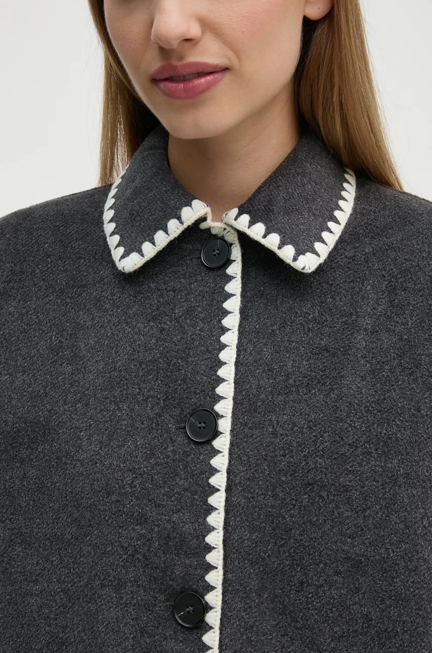 Μπουφάν OUI χρώμα: γκρι, 88859 φωτογραφία