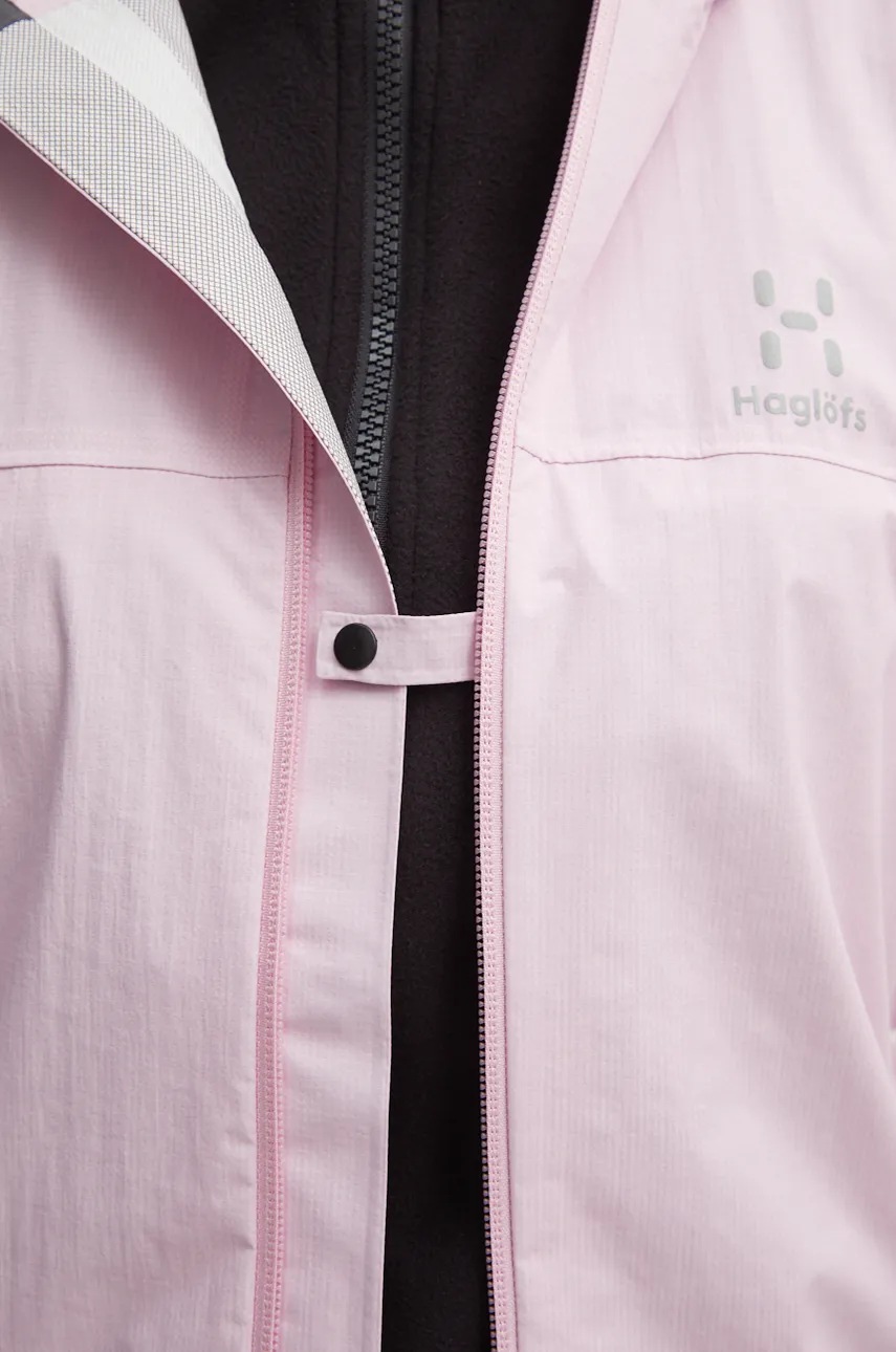 Μπουφάν Haglöfs L.I.M Proof χρώμα: ροζ, 605235 φωτογραφία