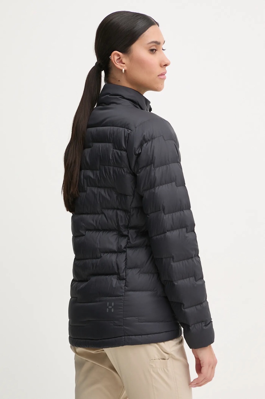 Πουπουλένιο αθλητικό μπουφάν Haglöfs ROC Flash Down χρώμα: μαύρο, 607465 φωτογραφία