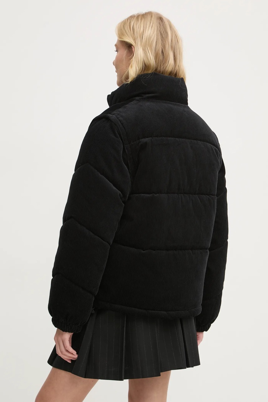 Куртка Volcom жіноча колір чорний зимова oversize B1732300 