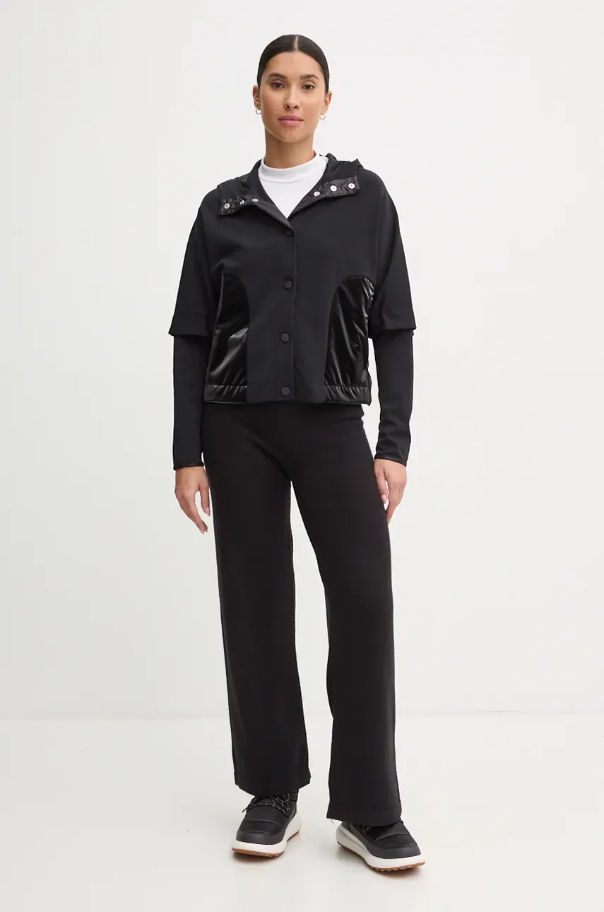 Куртка Sportalm женская цвет чёрный переходная oversize 1850012510 Куртка Sportalm женская цвет чёрный переходная oversize 1850012510