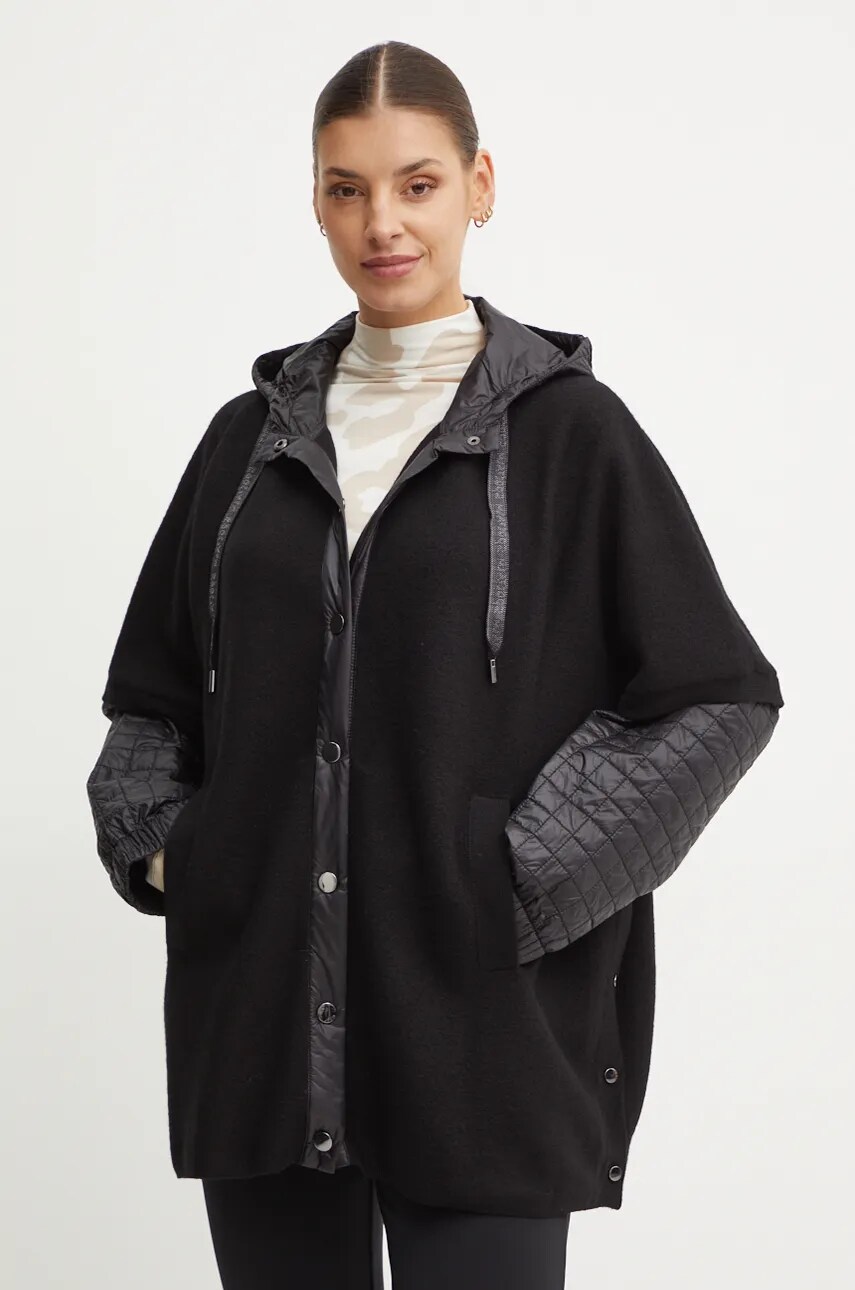 Sportalm geaca de lana culoarea negru, de tranzitie, 1854511782