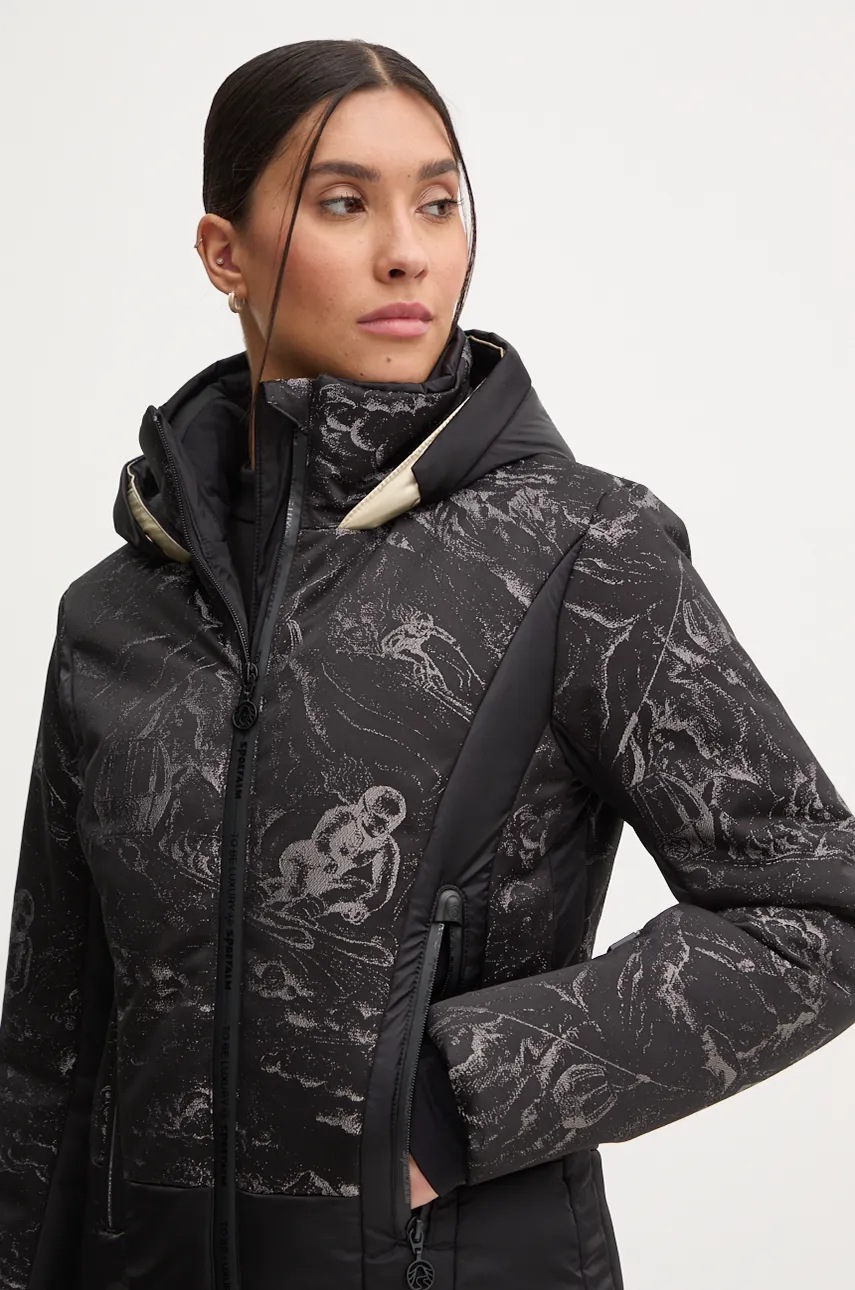 Μπουφάν για σκι Sportalm Oslo Print NE χρώμα: μαύρο, 1820558410 φωτογραφία