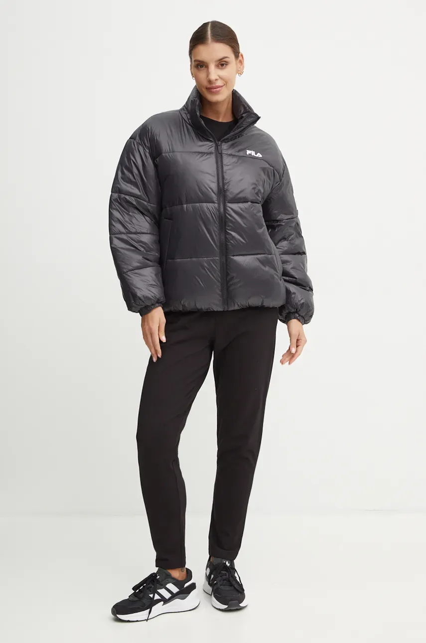 Куртка Fila Lepe женская цвет чёрный зимняя oversize FAW0904 Куртка Fila Lepe женская цвет чёрный зимняя oversize FAW0904