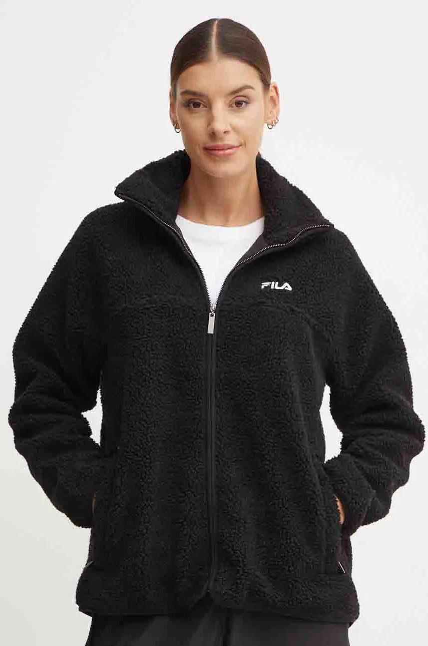 Fila geaca Oacala femei, culoarea negru, de tranzitie, FAW0795