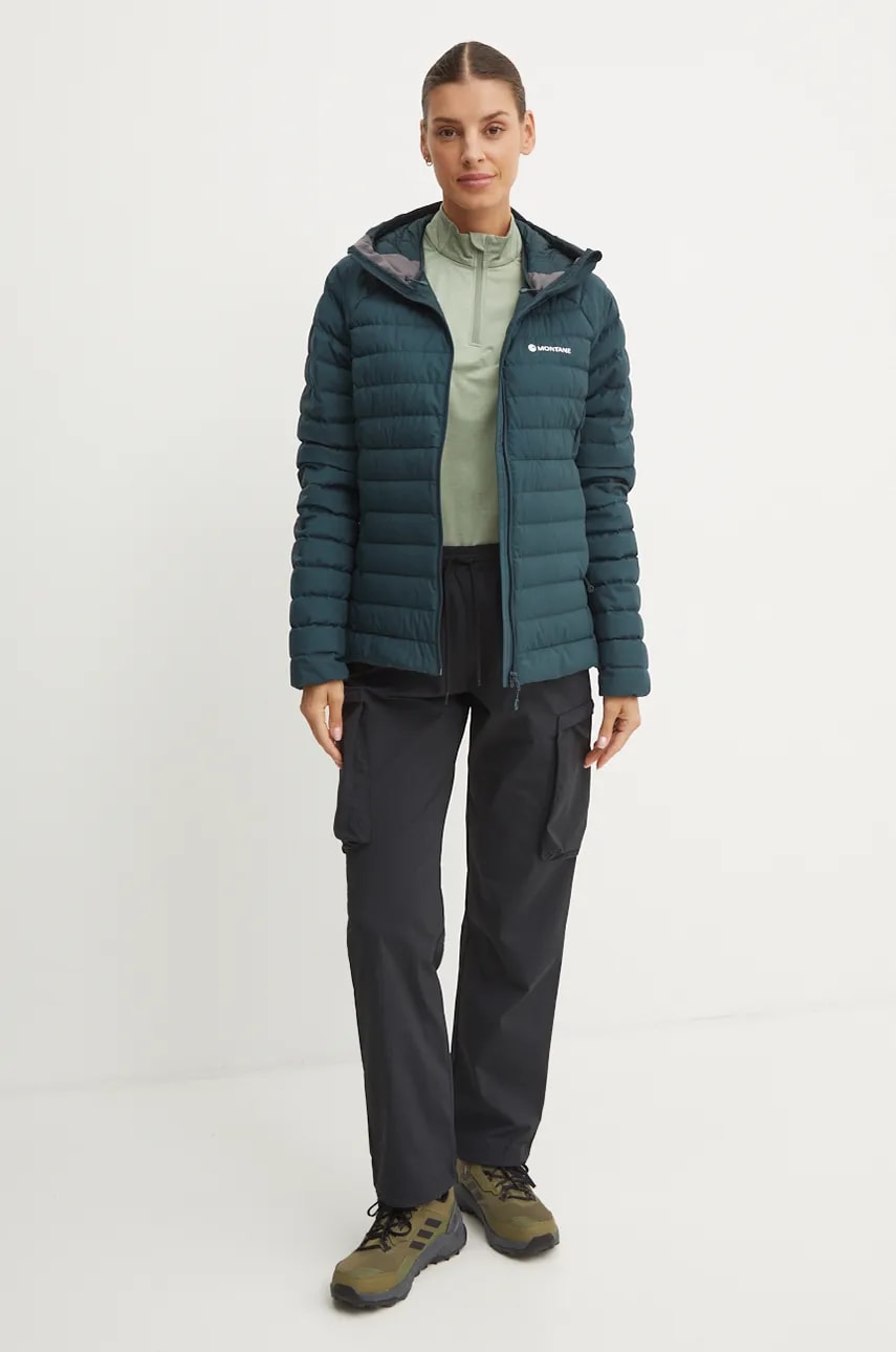Спортивная пуховая куртка Montane Resolve цвет бирюзовый gore-tex FRESH16 Спортивная пуховая куртка Montane Resolve цвет бирюзовый gore-tex FRESH16