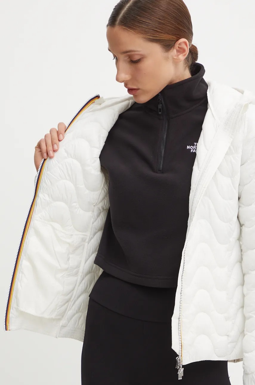 Μπουφάν K-Way χρώμα: άσπρο, K5126IW φωτογραφία