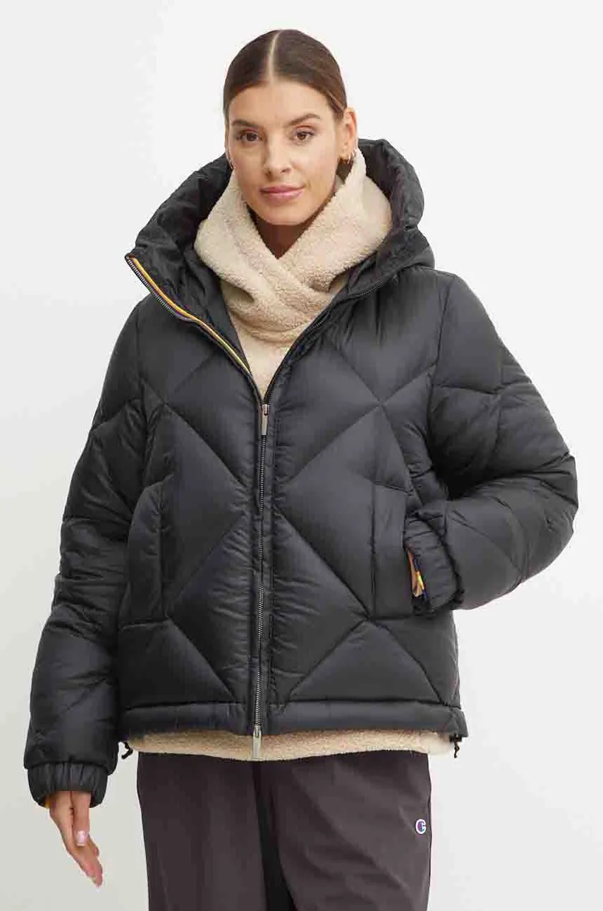 

Пухено яке K-Way в черно зимен модел K7132DW, Черен