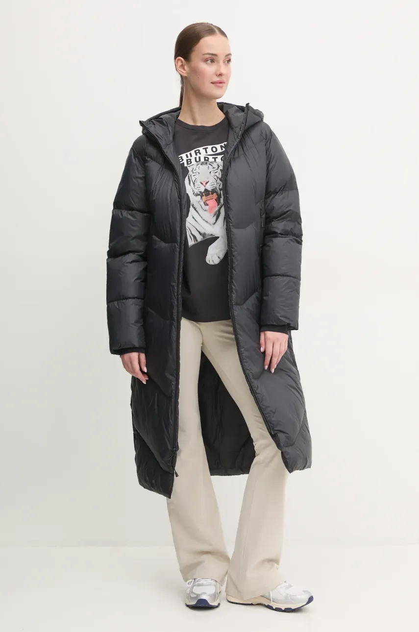 Пуховая куртка Burton женская цвет чёрный зимняя 243281 Пуховая куртка Burton женская цвет чёрный зимняя 243281