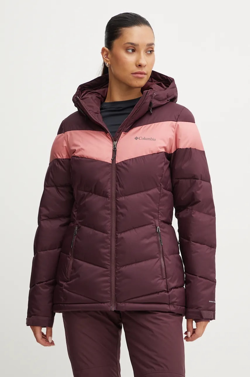 Columbia geaca de schi Abbott Peak culoarea bordo, 2105111 Columbia geaca de schi Abbott Peak culoarea bordo, 2105111