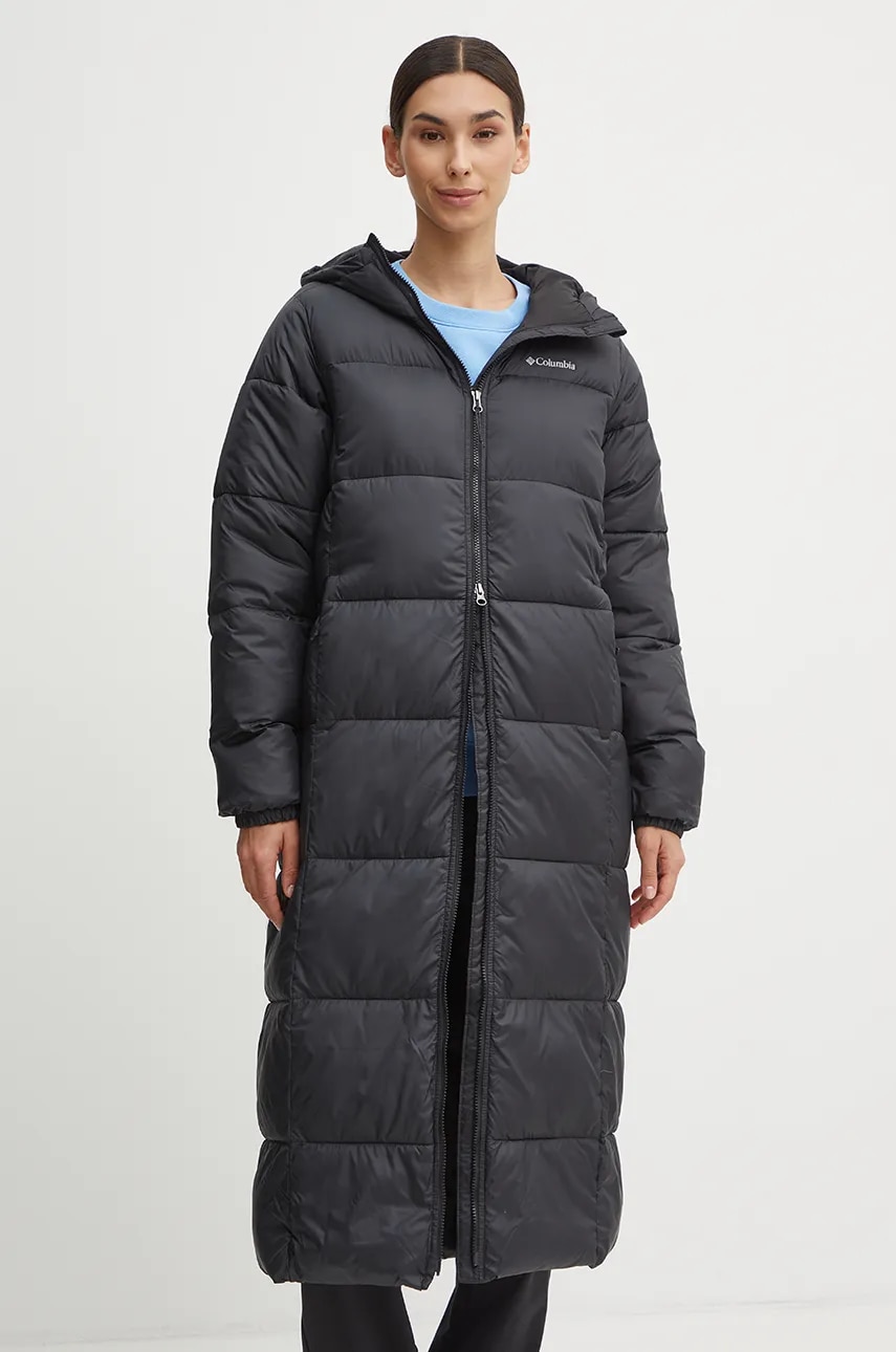 Columbia geaca Puffect femei, culoarea negru, de iarna, 2088451 Columbia geaca Puffect femei, culoarea negru, de iarna, 2088451