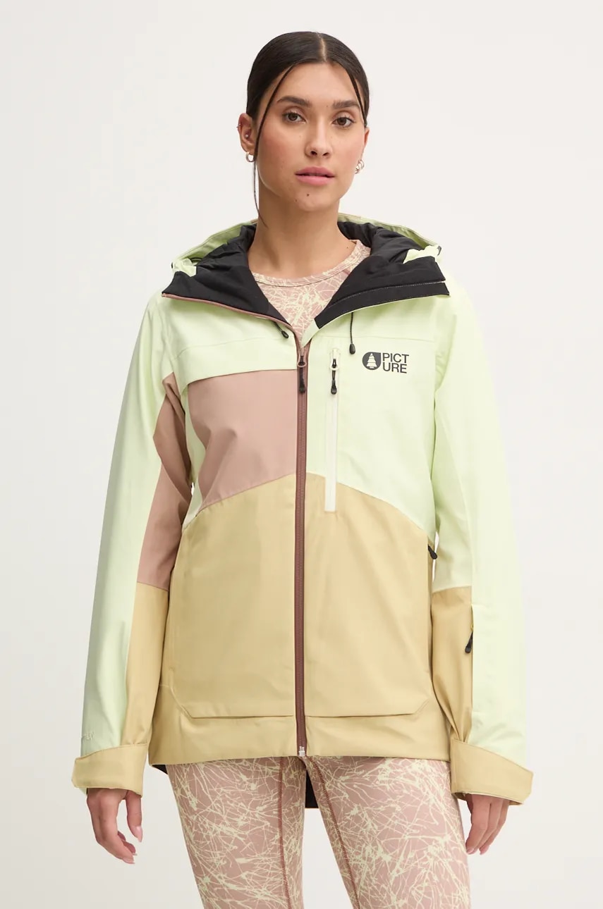 Γυναικεία μπουφάν για σκι και σνόουμπορντ σε κιτρινο