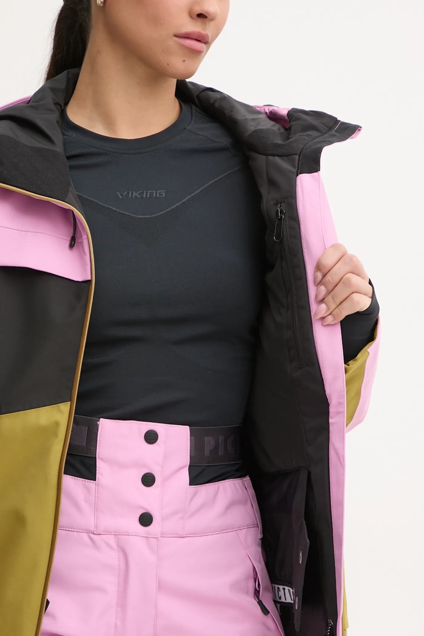 Μπουφάν Picture Seen χρώμα: μοβ, WVT0369 φωτογραφία