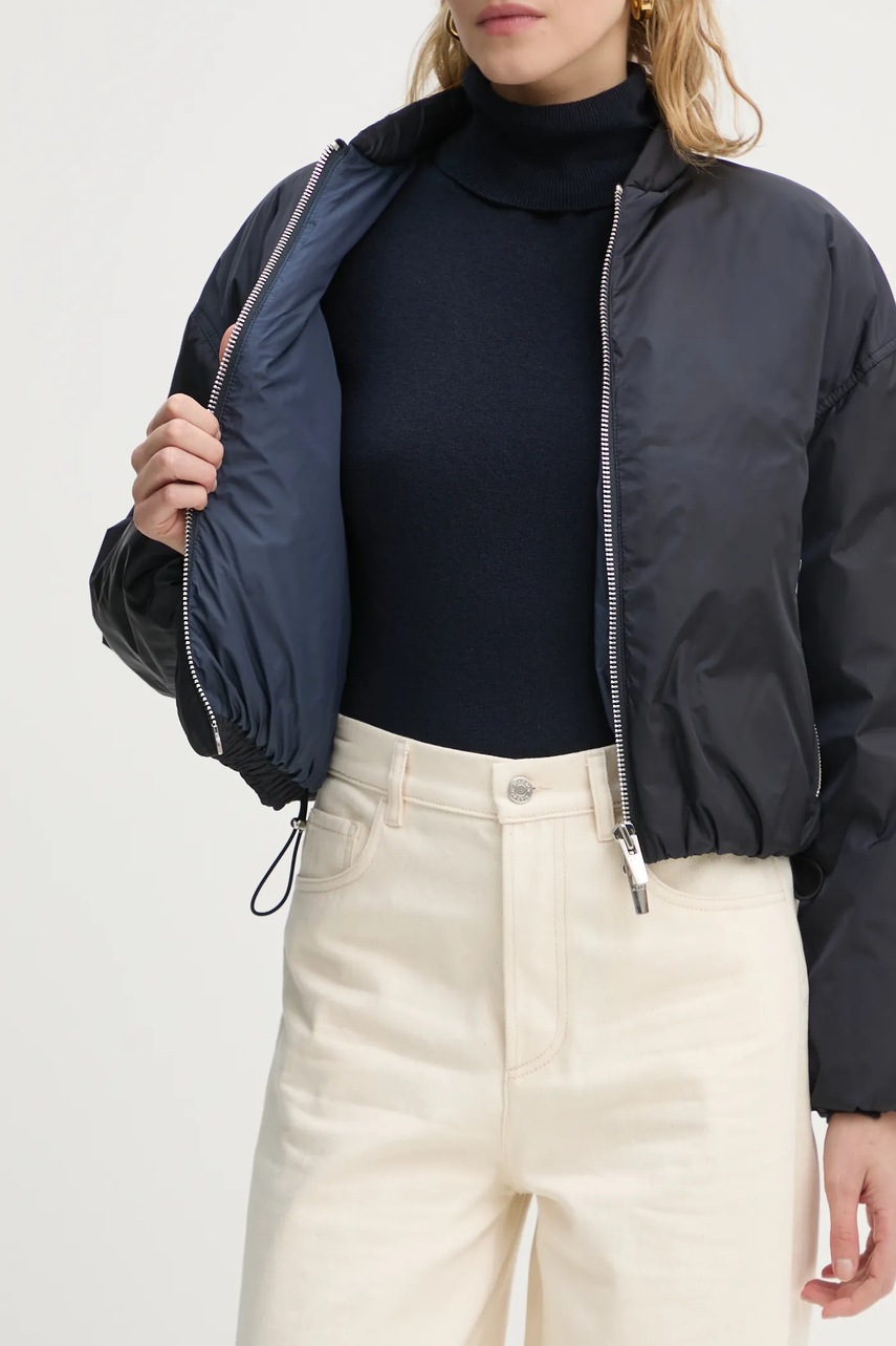 Μπουφάν με επένδυση από πούπουλα A.L.C. χρώμα: ναυτικό μπλε, 1JAKT00880 φωτογραφία