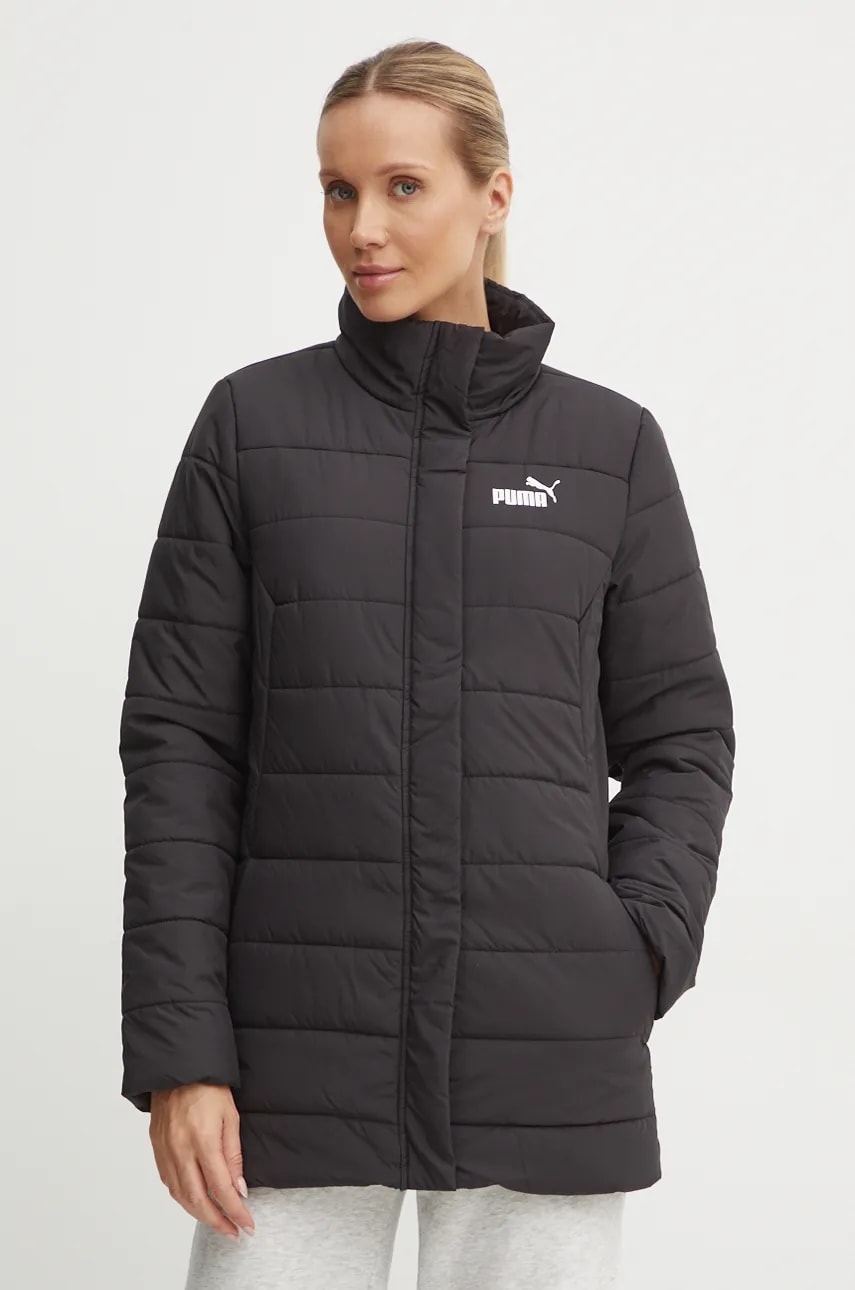 Puma geaca femei, culoarea negru, de tranzitie, 675364 Puma geaca femei, culoarea negru, de tranzitie, 675364