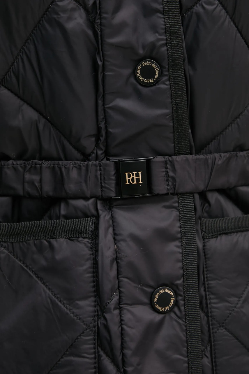 Куртка Pedro del Hierro жіноча колір чорний перехідна 8578550 