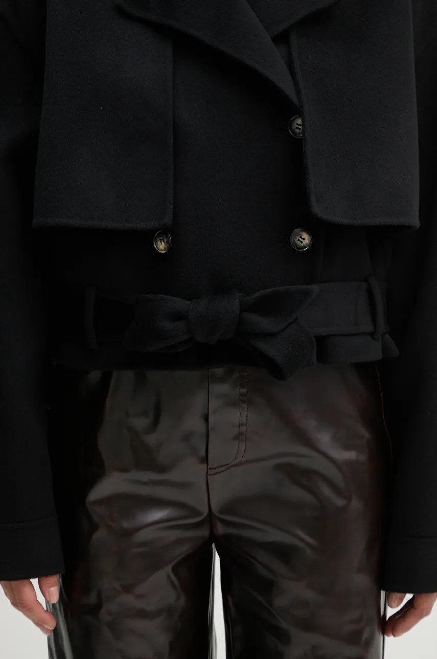 Nanushka κοντό μπουφάν γυναικείο μάλλινο φωτογραφία