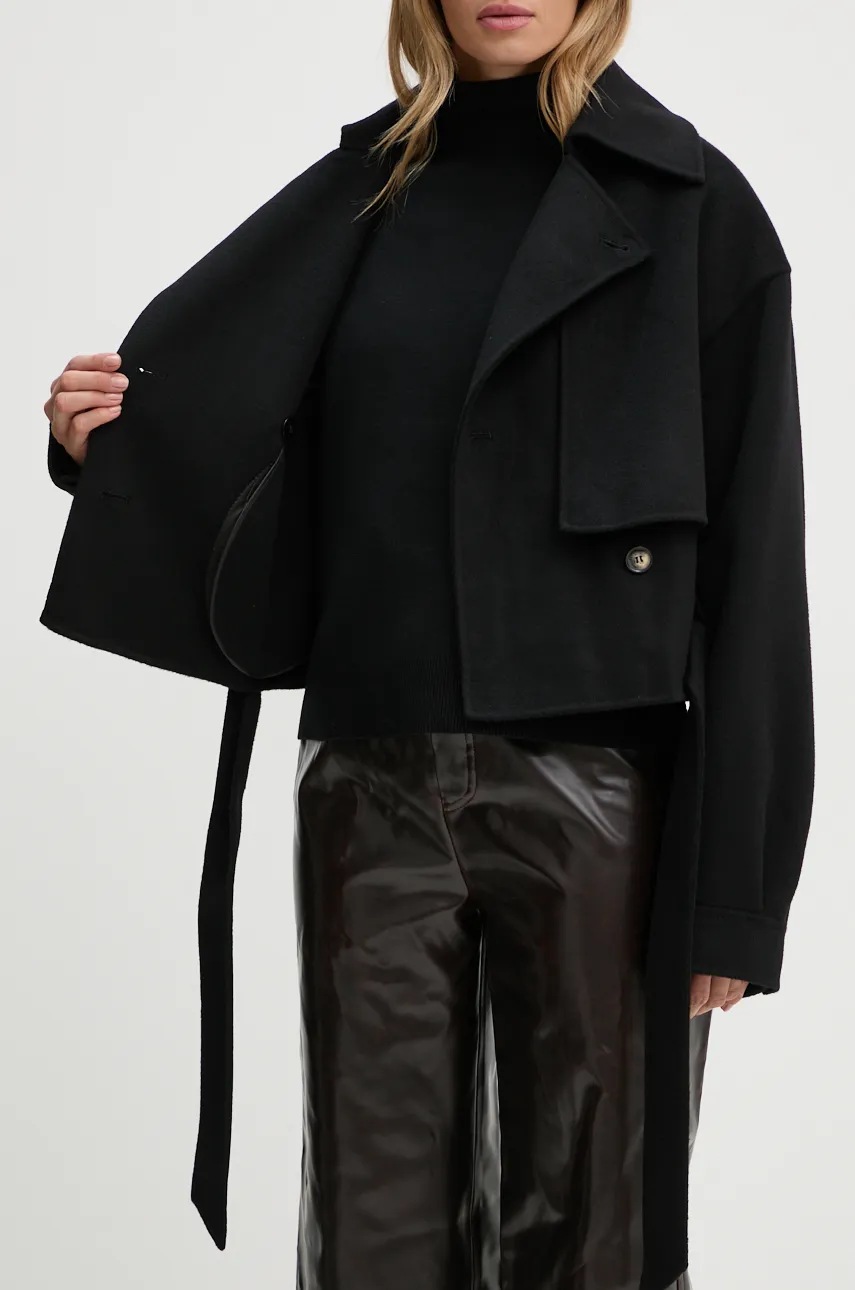 Nanushka κοντό μπουφάν γυναικείο μάλλινο φωτογραφία