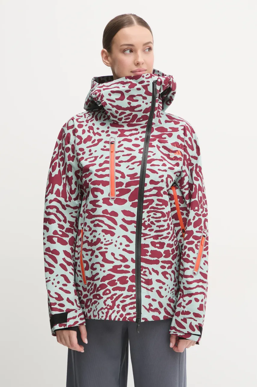 Bunda adidas by Stella McCartney x TERREX dámská, zelená barva, IW3867