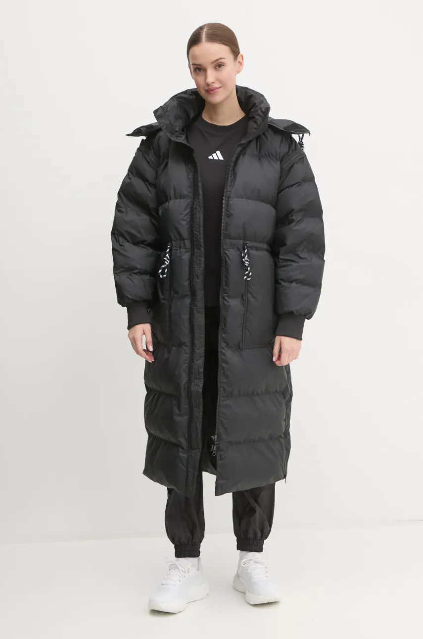Куртка adidas by Stella McCartney женская цвет чёрный зимняя IX3081 Куртка adidas by Stella McCartney женская цвет чёрный зимняя IX3081