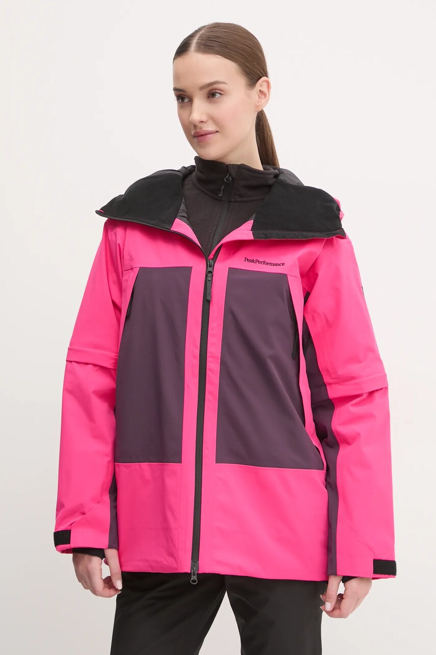 Peak Performance geaca de schi Edge Insulated culoarea roz, G79821