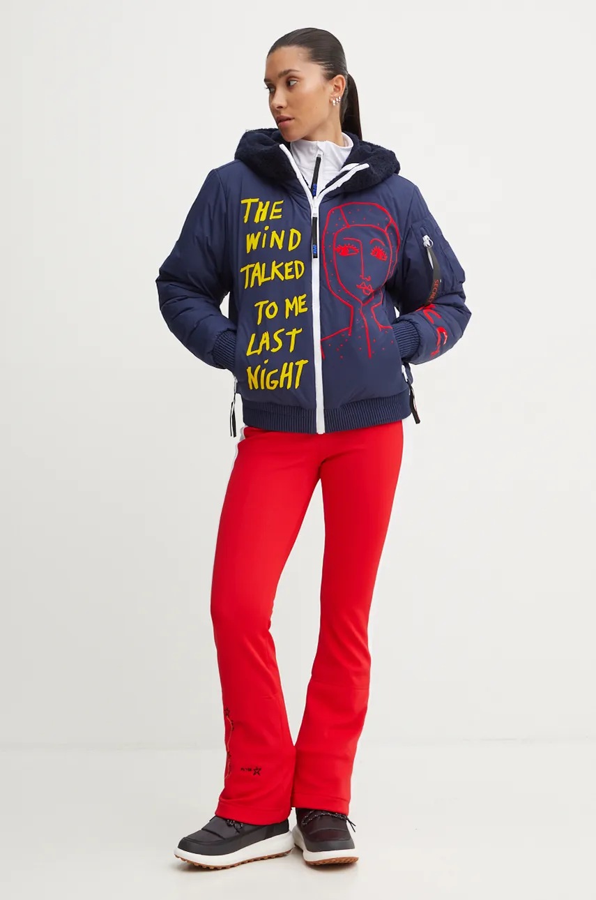 Μπουφάν δυο όψεων Rossignol Yety Fleecy x JCC χρώμα: ναυτικό μπλε, RLNWJ36 φωτογραφία