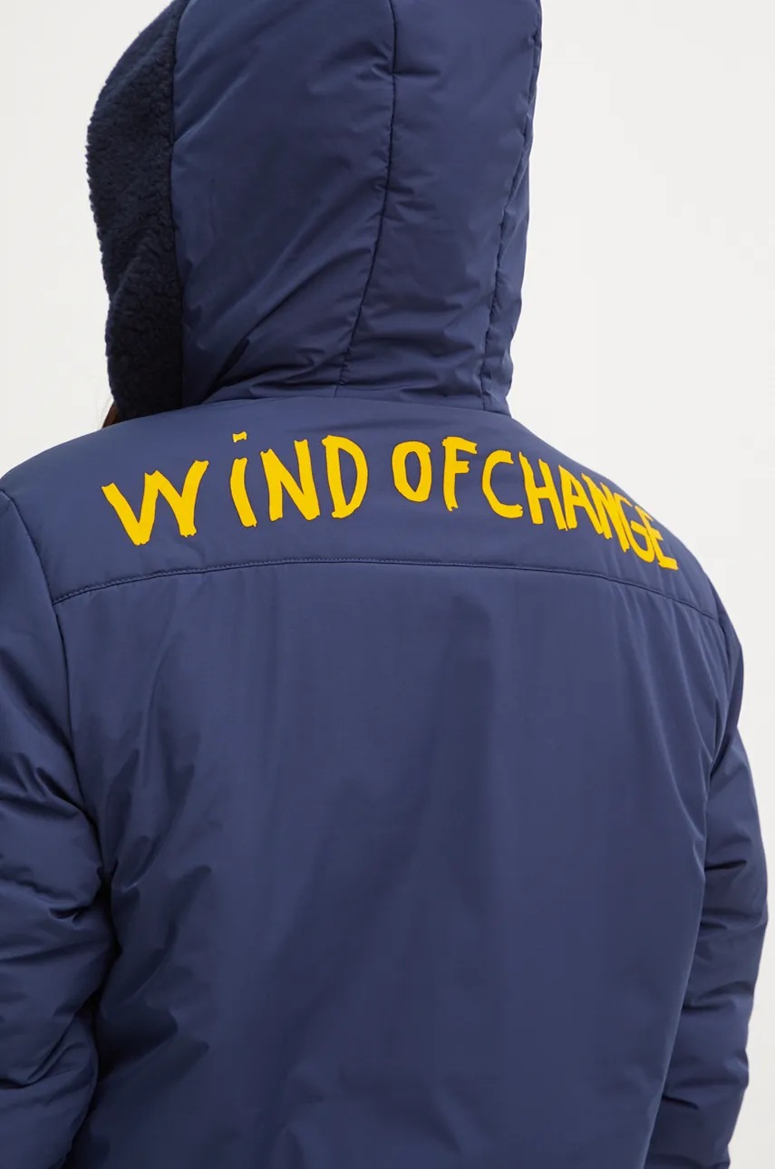 Μπουφάν δυο όψεων Rossignol Yety Fleecy x JCC χρώμα: ναυτικό μπλε, RLNWJ36 φωτογραφία