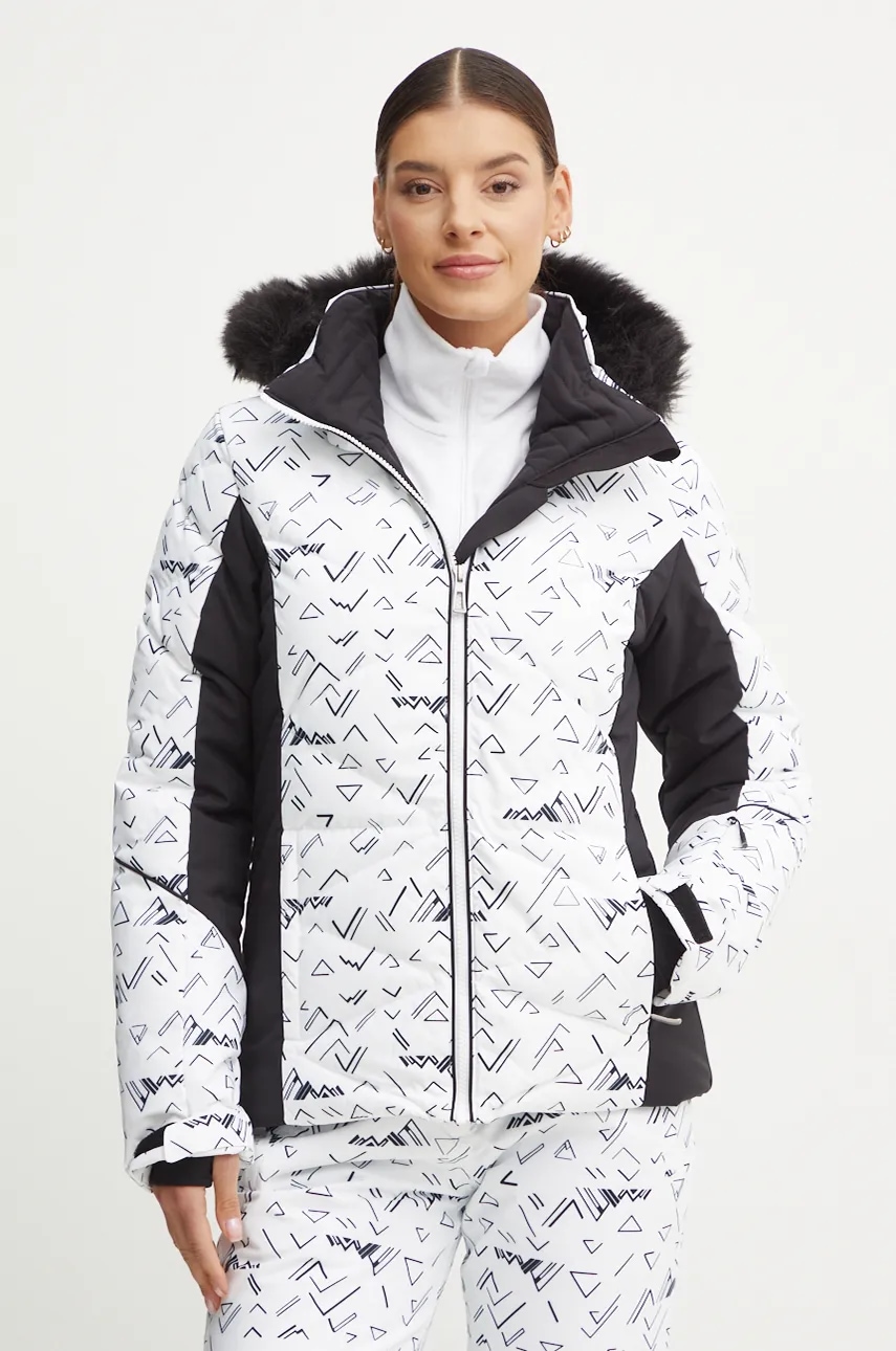 Rossignol geaca de schi Staci culoarea alb, RLNWJ24