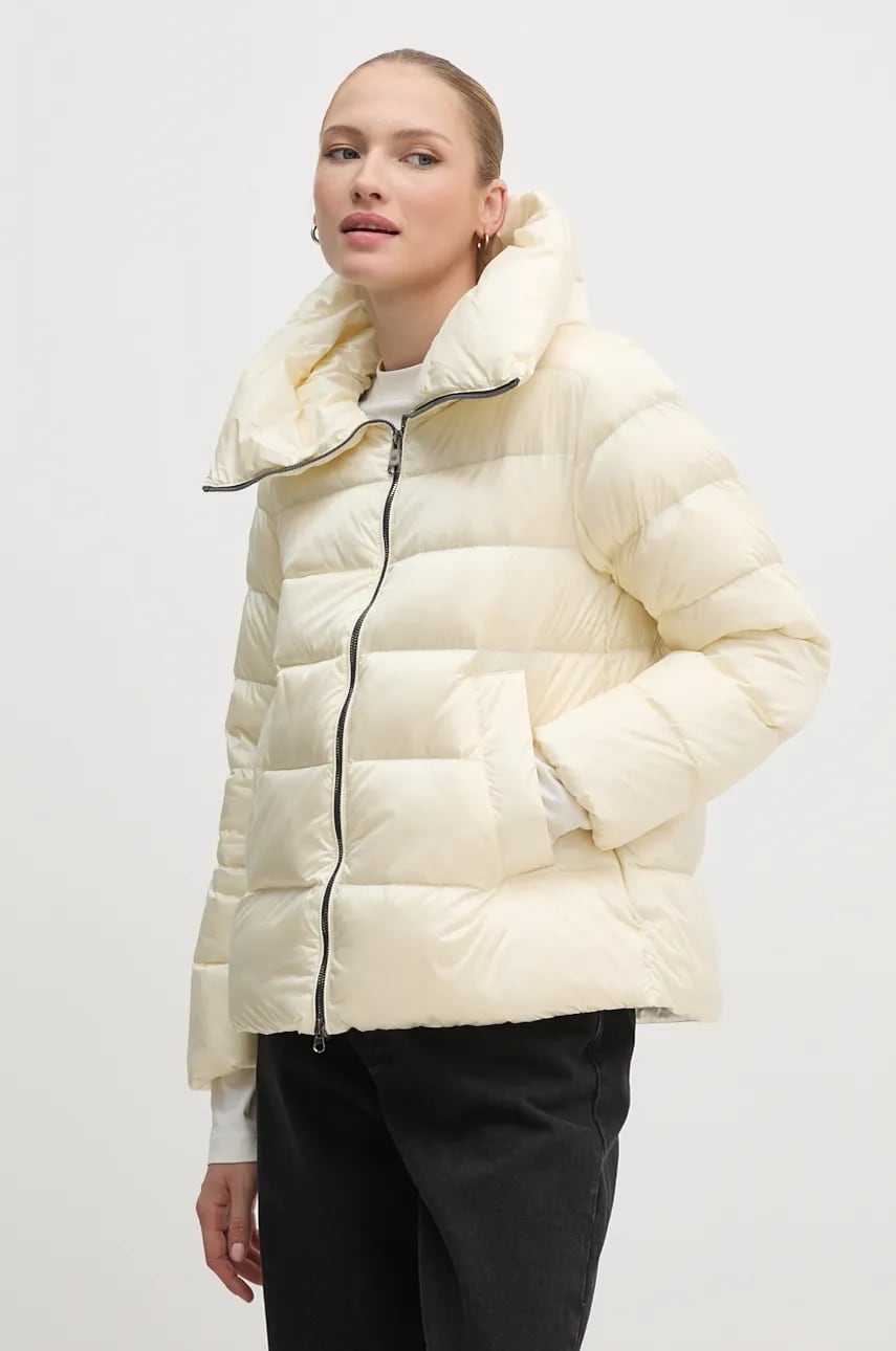 Hetrego geaca de puf ERIN femei, culoarea bej, de iarna, 8N601