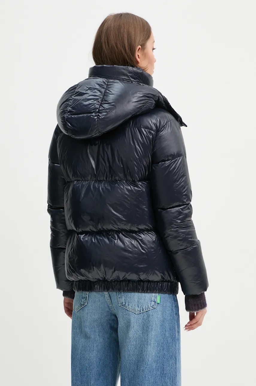 Пухова куртка Hetrego ROSE жіноча колір синій зимова oversize 8N723 
