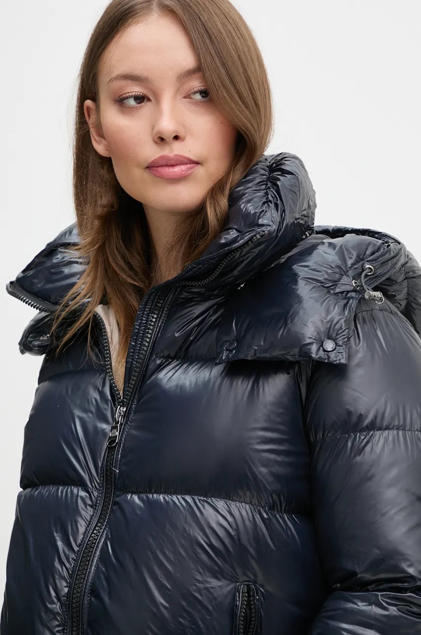Пухова куртка Hetrego ROSE жіноча колір синій зимова oversize 8N723 
