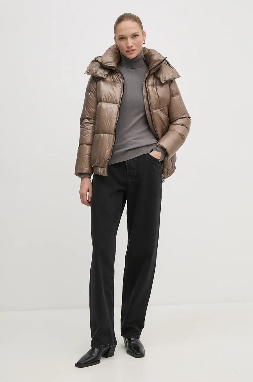 Пуховая куртка Hetrego ROSE женская цвет зелёный зимняя oversize 8N723 Пуховая куртка Hetrego ROSE женская цвет зелёный зимняя oversize 8N723