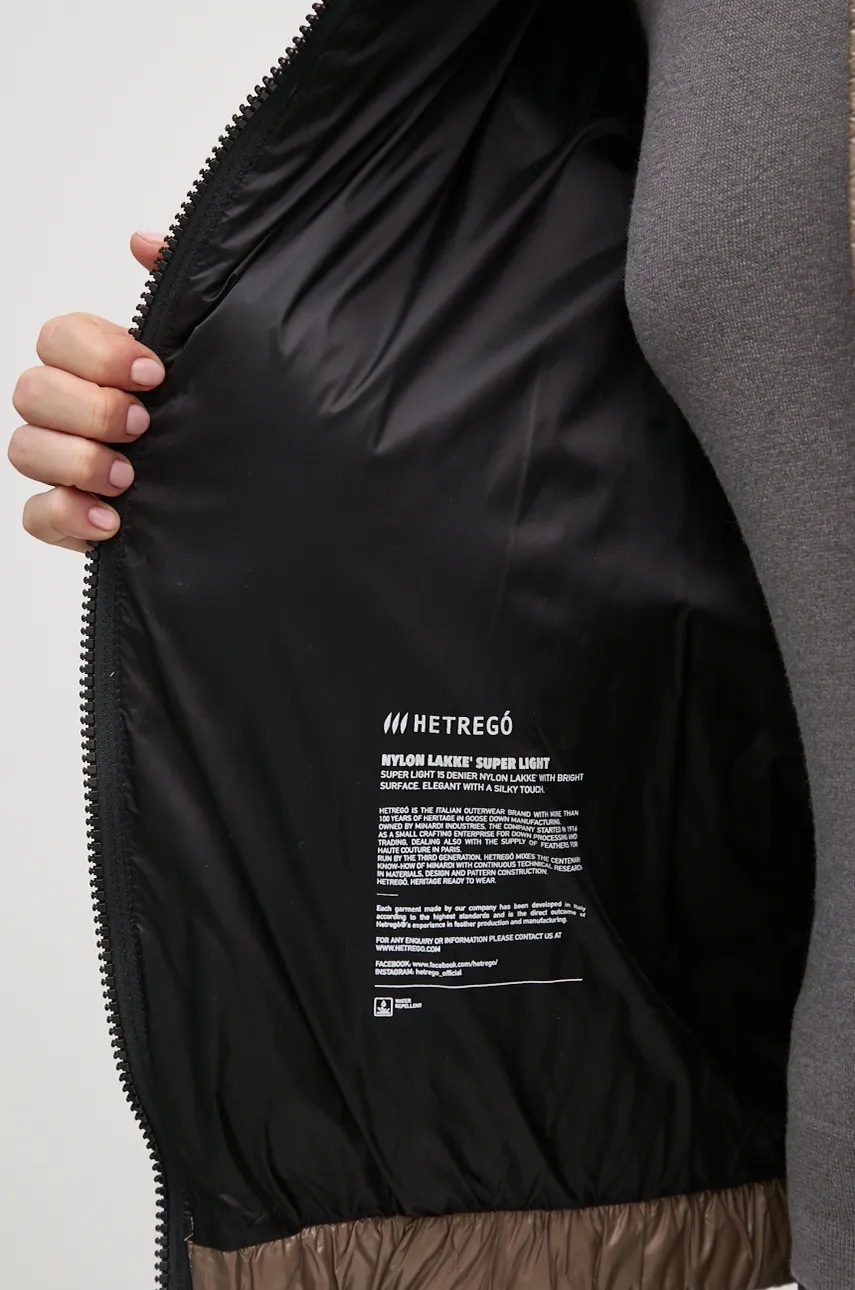 Пухова куртка Hetrego ROSE жіноча колір зелений зимова oversize 8N723 