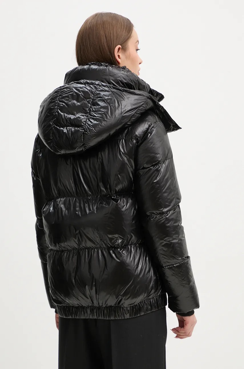 Пухова куртка Hetrego ROSE жіноча колір чорний зимова oversize 8N723 