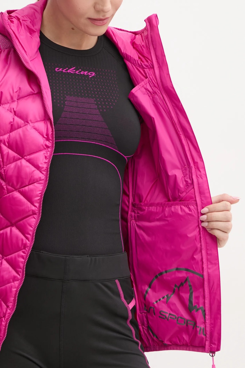 Πουπουλένιο αθλητικό μπουφάν LA Sportiva Pinnacle Down χρώμα: ροζ, M47411411 φωτογραφία