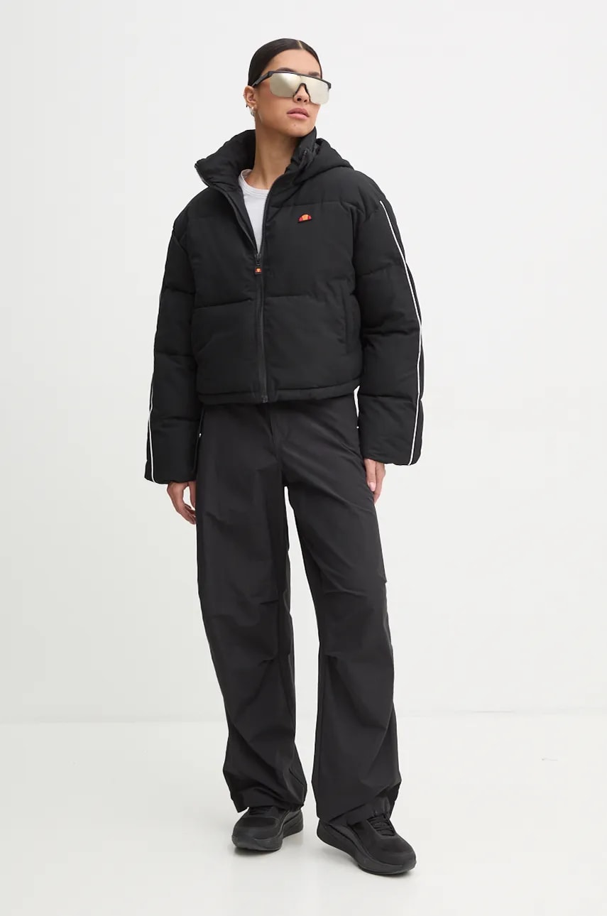 Куртка Ellesse KSAMIL женская цвет чёрный переходная oversize SGX20932 Куртка Ellesse KSAMIL женская цвет чёрный переходная oversize SGX20932