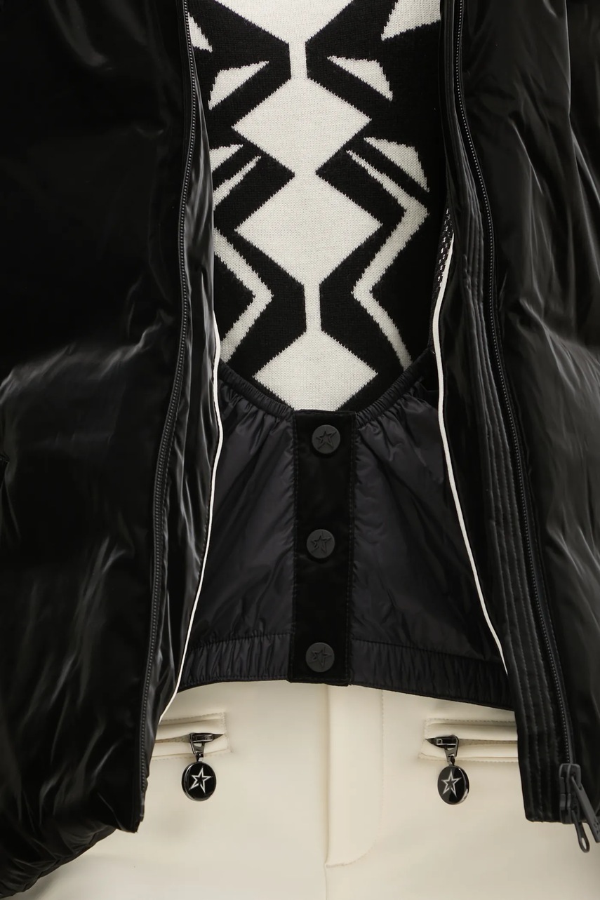 Πουπουλένιο μπουφάν για σκι Perfect Moment Candice χρώμα: μαύρο, W3001048 φωτογραφία