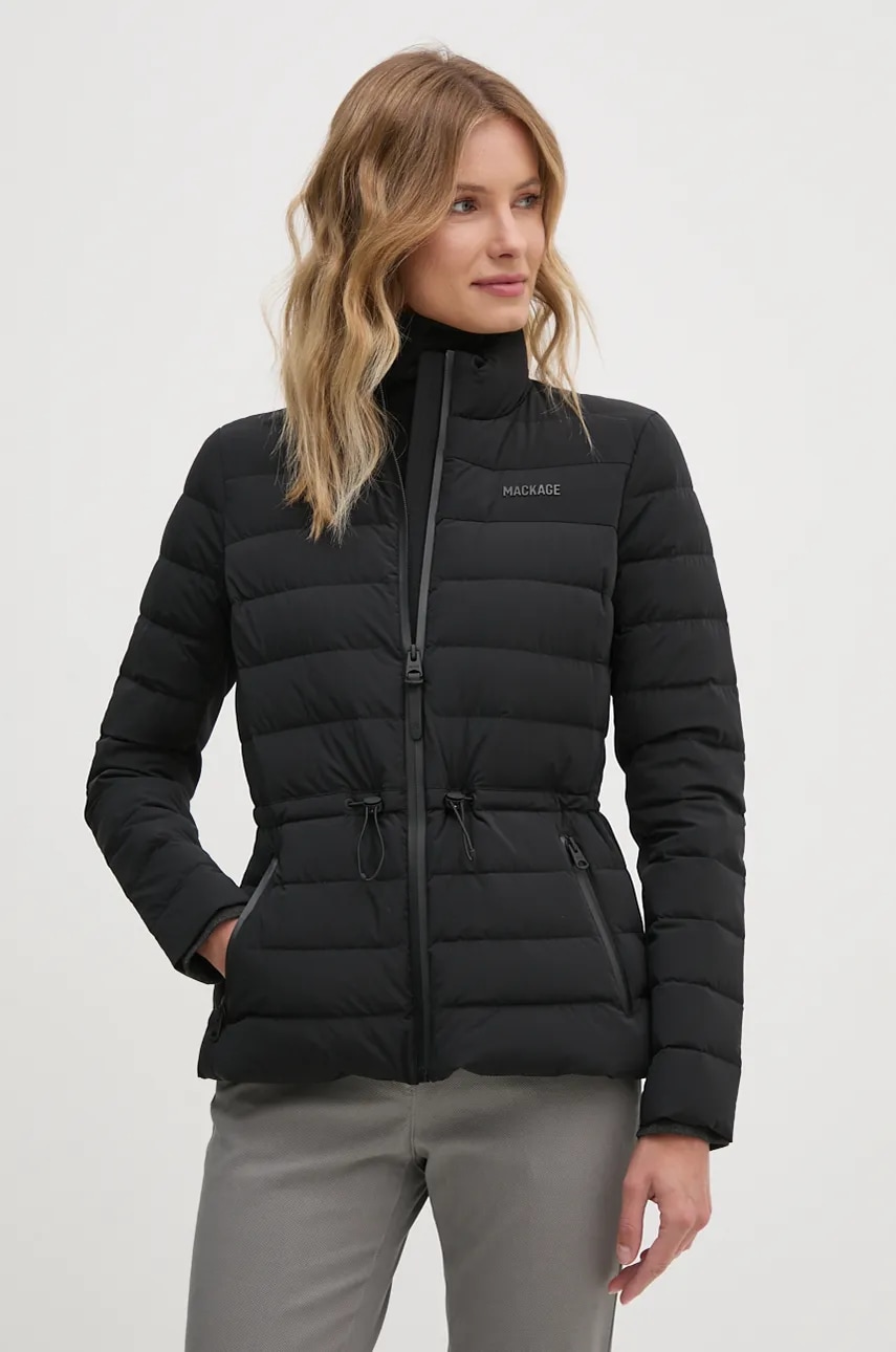 MACKAGE geaca de puf femei, culoarea negru, de tranzitie, JACEY-CITY MACKAGE geaca de puf femei, culoarea negru, de tranzitie, JACEY-CITY