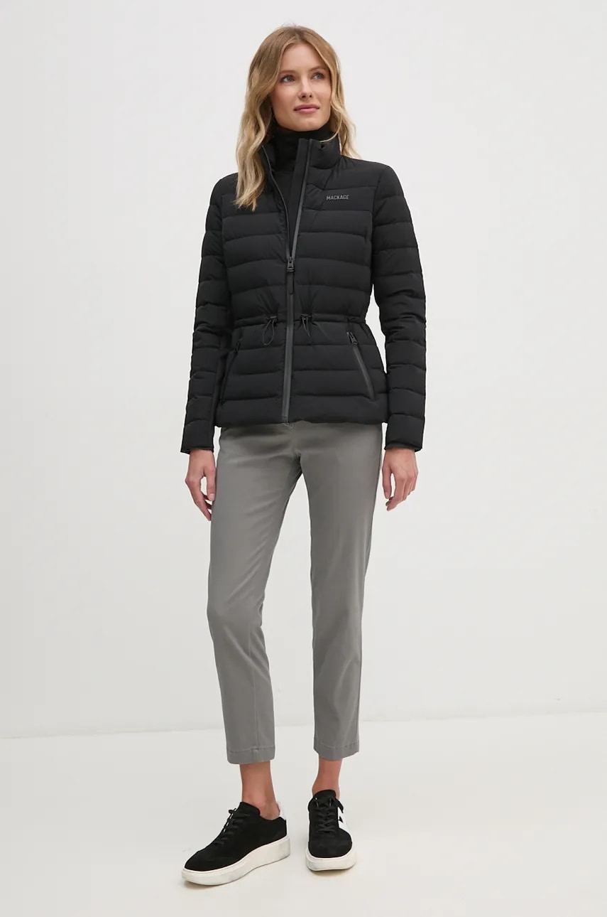 Пуховая куртка MACKAGE женская цвет чёрный переходная JACEY-CITY Пуховая куртка MACKAGE женская цвет чёрный переходная JACEY-CITY