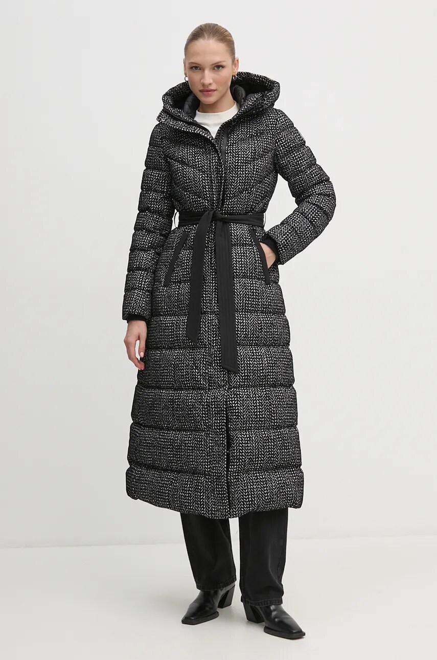 MACKAGE geaca de puf femei, culoarea negru, de iarna, CALINA-FLP