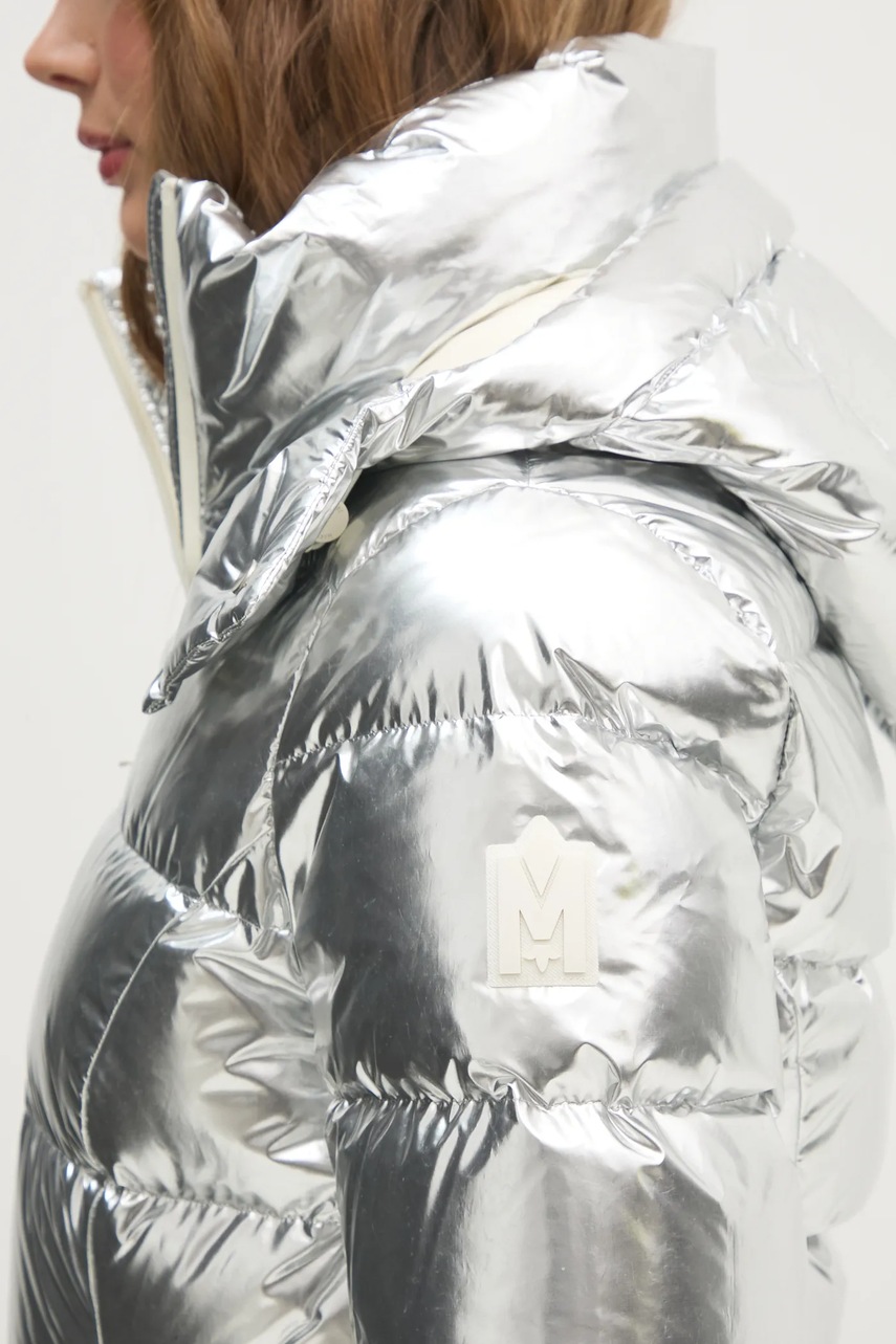 Μπουφάν με επένδυση από πούπουλα MACKAGE χρώμα: ασημί, MADALYN-M φωτογραφία