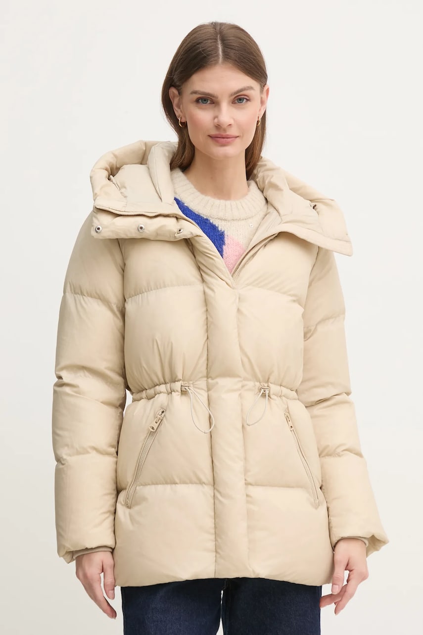 MACKAGE geaca de puf femei, culoarea bej, de iarna, FREYA-SW MACKAGE geaca de puf femei, culoarea bej, de iarna, FREYA-SW
