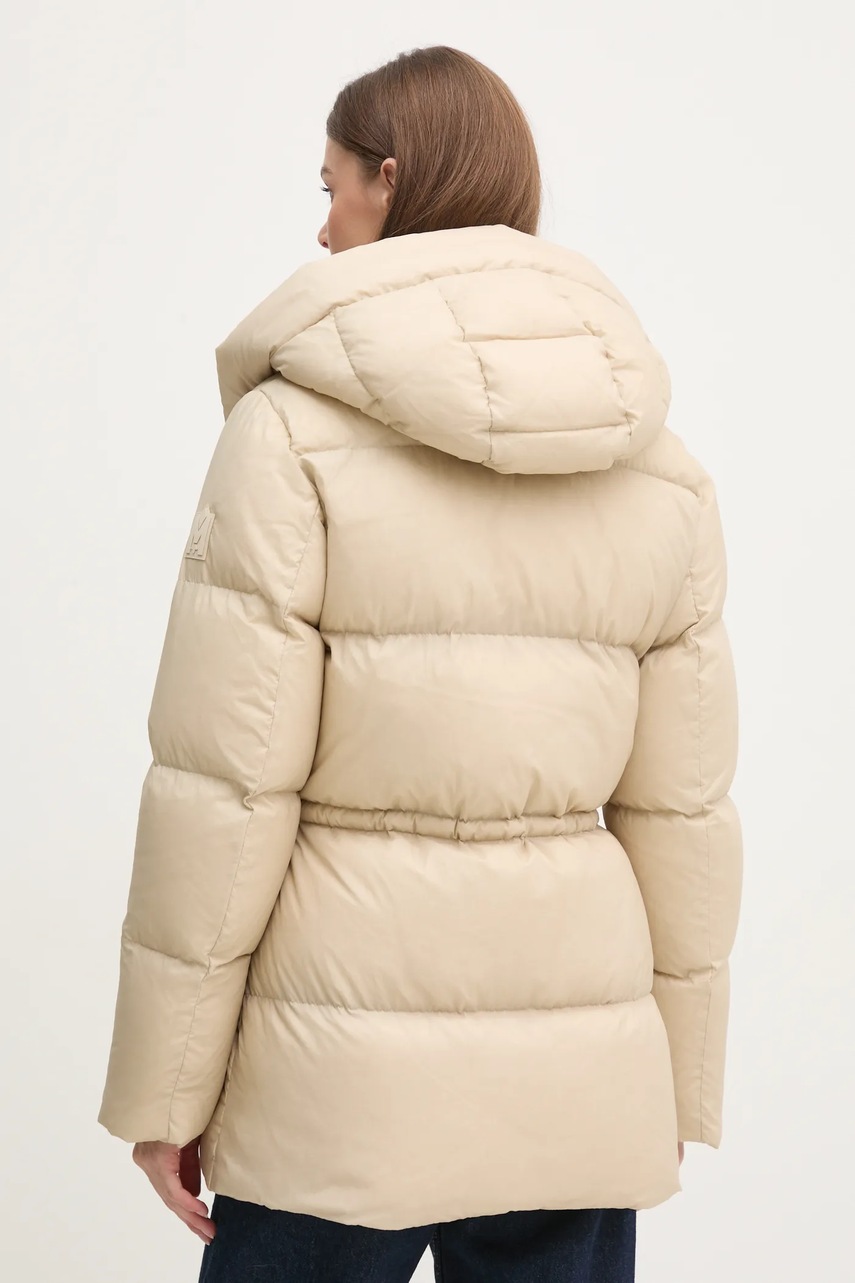 Μπουφάν με επένδυση από πούπουλα MACKAGE χρώμα: μπεζ, FREYA-SW φωτογραφία