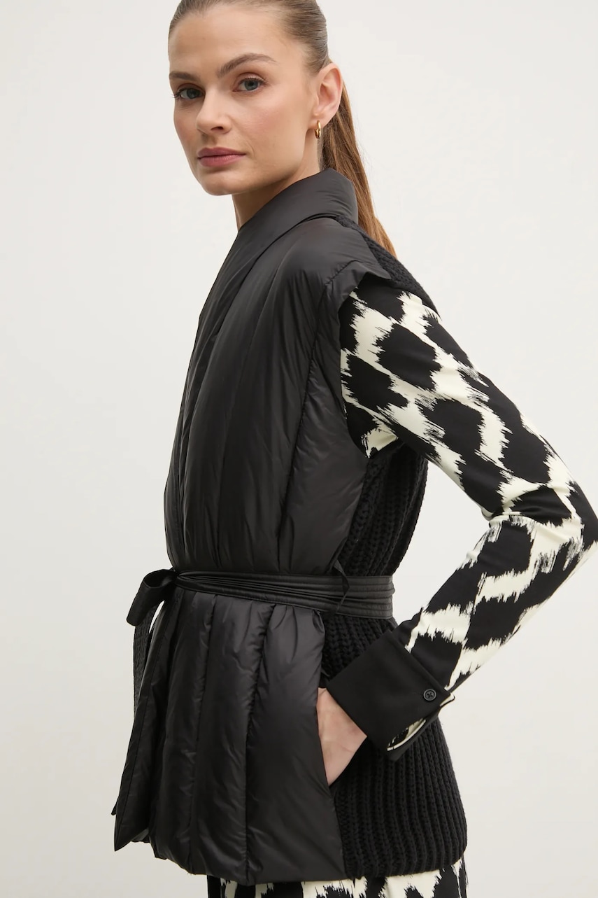 OUI vesta femei, culoarea negru, de tranzitie, 89793