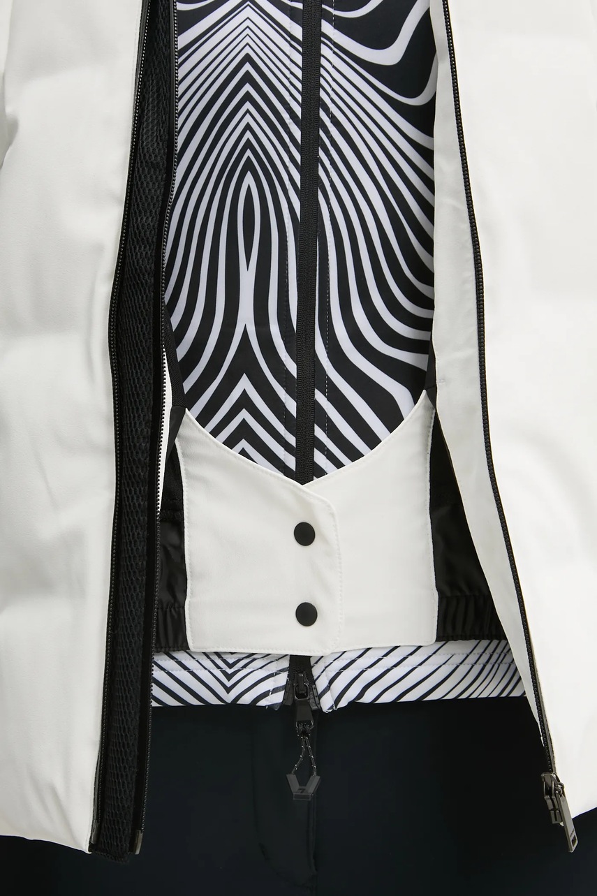 Πουπουλένιο μπουφάν για σκι Descente Welded Down χρώμα: άσπρο, DWWYGK21Y φωτογραφία