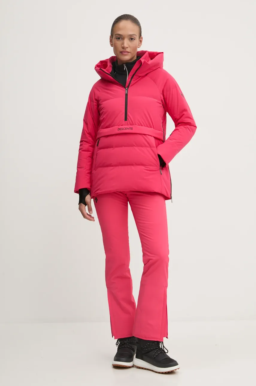 Пуховая лыжная куртка Descente Anorak Down цвет розовый DWWYGK31 Пуховая лыжная куртка Descente Anorak Down цвет розовый DWWYGK31