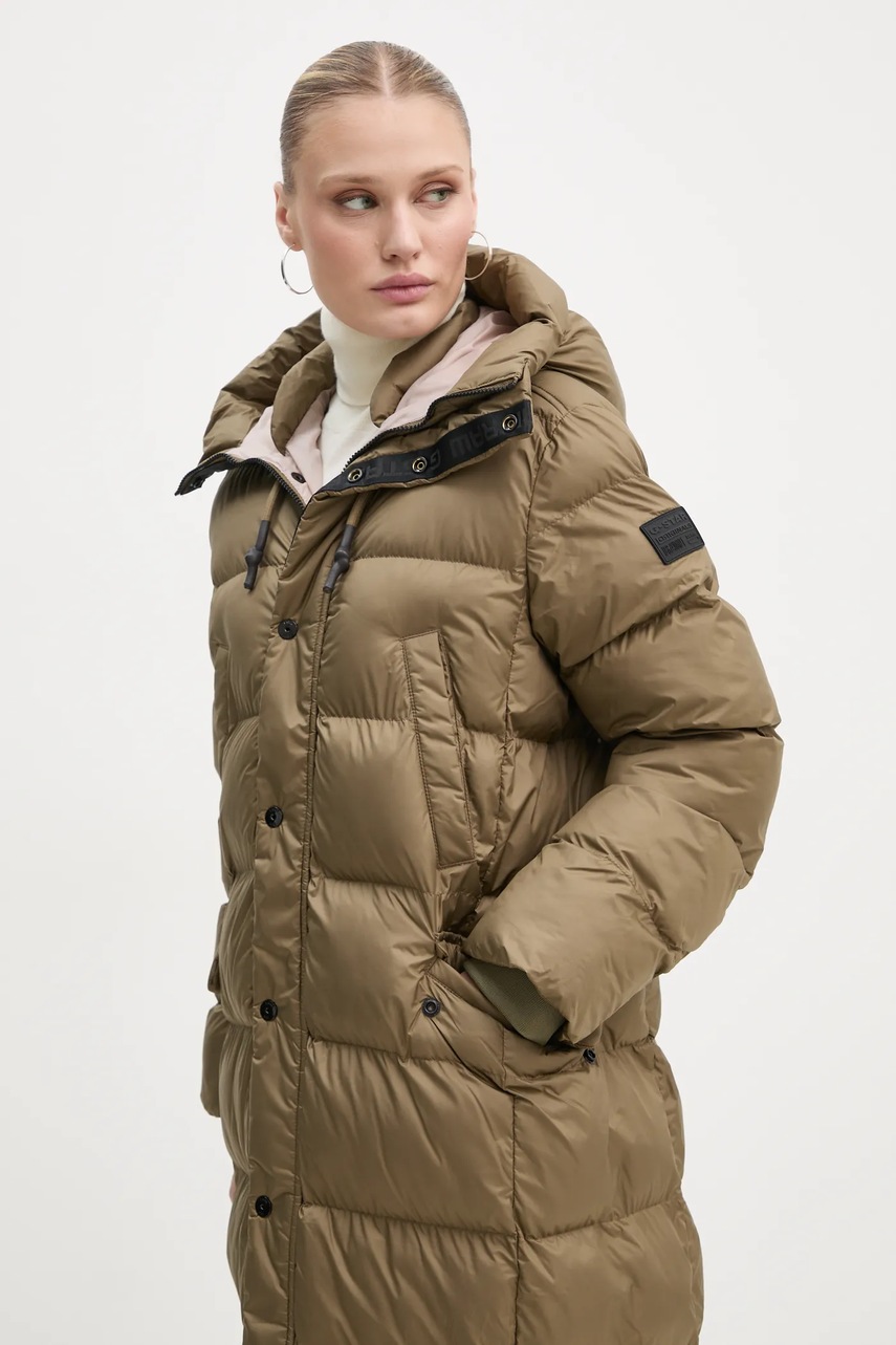 Куртка G-Star Raw жіноча колір зелений зимова D25190-B958 