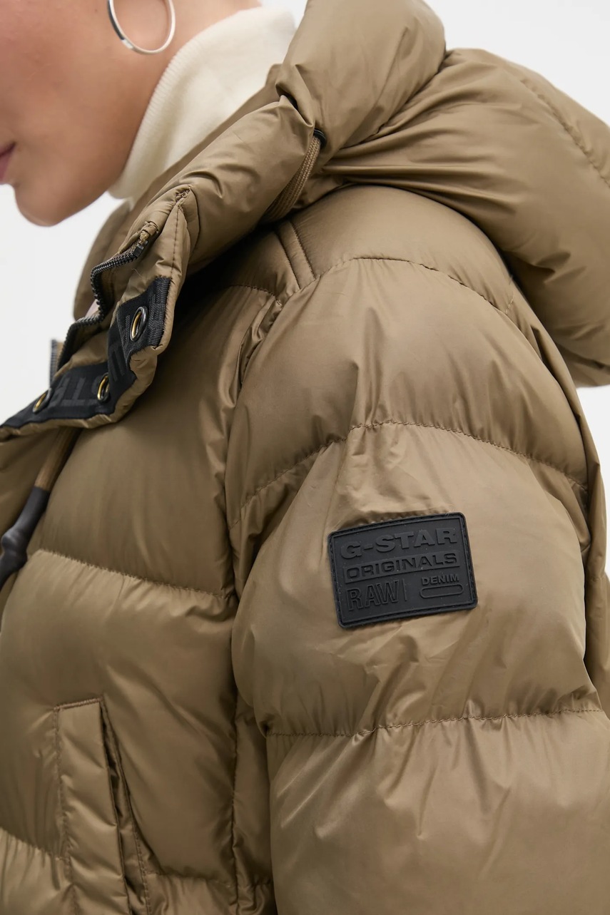 Куртка G-Star Raw жіноча колір зелений зимова D25190-B958 